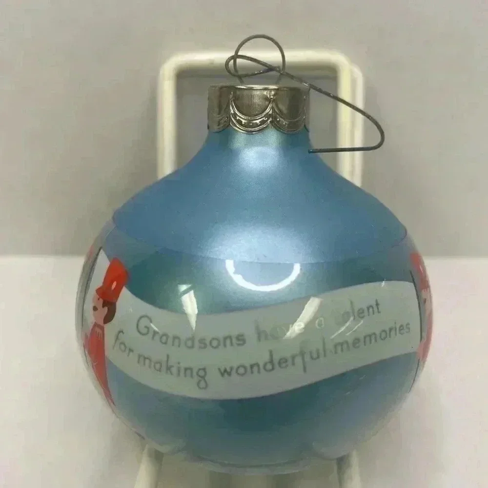 Hallmark Keepsake Glass Ornament-  Godson Dated 1987